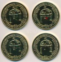 2010. "Budapest érem / Mátyás Templom, Citadella, Parlament, Szent István Bazilia" aranyoz...