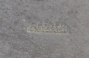 Hackel alpakka kis tálkák (2db), kártyás képpel,  jelzett, d:9 cm (2×)