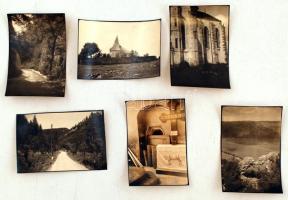 cca 1930-1940 Fotók a Felvidékről: Torna, Szepsi, Szádelő, 6 db, 9x6 cm / cca 1930-1940 Slovakia, Zádiel, Turňa nad Bodvou, Moldava nad Bodvou, 6 photos, 9x6 cm