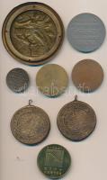 8db-os vegyes magyar és külföldi emlékérem tétel, benne "Veszprém városért", "Az alap...