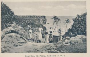 Barbados - postacard booklet with 12 postcards, with interesting folklore cards