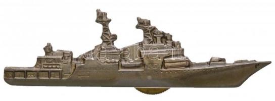 Oroszország DN "Tengeralattjáró-elhárító romboló" fém jelvény (65x20mm) T:2 Russia ND "Anti-Submarine Destroyer" metal badge (65x20mm) C:XF