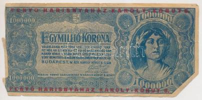 1923. "Fenyő Harisnyaház" 1.000.000K reklám-utalvány T:III