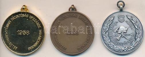 1958. "5 Éves Önkéntes Tűzoltói Szolgálatért / Belügyminisztérium Országos Tűzrendészeti Paranc...