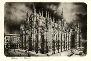 32 db RÉGI, fekete-fehér városképes képeslap, Olaszország, vegyes minőség / 32 old black and white t...