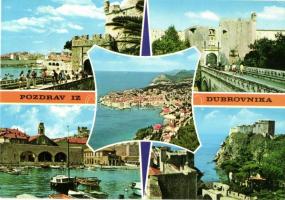 72 db MODERN, színes és fekete-fehér városképes képeslap, Ausztria, Svájc és az egykori Jugoszlávia ...