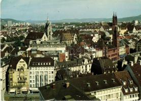 72 db MODERN, színes és fekete-fehér városképes képeslap, Ausztria, Svájc és az egykori Jugoszlávia ...