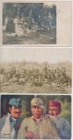 155 darabos gazdag I. világháborús militária képeslap gyűjtemény vegyes minőségben / 155 mixed WWI m...