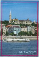 ~120 db MODERN, megíratlan városképes képeslap, Budapest 12 különböző féle, sok másodpéldánnyal / ~1...