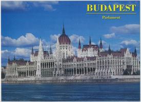 ~120 db MODERN, megíratlan városképes képeslap, Budapest 12 különböző féle, sok másodpéldánnyal / ~1...