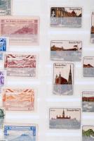 cca 1910 18 db osztrák városképes levélzáró / 18 Austrian town-view poster stamps