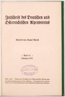 Zeitschrift des Deutschen und Österreichisen Alpenverein. 1920. Innsbruck, 1920. Verlag des D. und Ö...