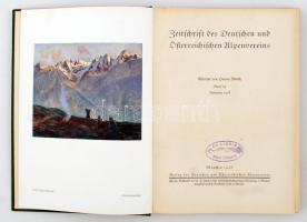 Zeitschrift des Deutschen und Österreichisen Alpenverein. 1928. Innsbruck, 1928. Verlag des D. und Ö...