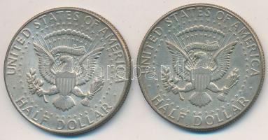 Amerikai Egyesült Államok 1967-1968. 1/2$ Ag "Kennedy" T:2
USA 1967-1968. 1/2 Dollar Ag &...