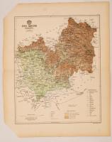 Ung megye térképe, Gönczy Pál - Kogutowicz Manó: Magyarország megyéinek kézi atlasza. Tervezte: - -,...