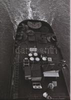 cca 1940 Hajók a Dunán, 5 db korabeli negatívról készült modern nagyítások, 18x13 cm