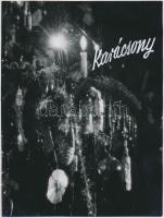 cca 1940 Korschelt Miklós (1900-1982): Karácsony, pecséttel jelzett vintage fotó, 23x17,5 cm