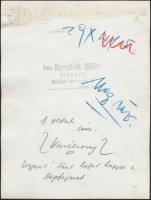 cca 1940 Korschelt Miklós (1900-1982): Karácsony, pecséttel jelzett vintage fotó, 23x17,5 cm