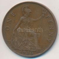 Nagy-Britannia 1930. 1P Br "V. György" T:2-
Great Britain 1930. 1 Penny Br "George V...