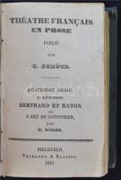 C. Schütz: Théatre francais. II-IV. série. 36 livraison. Bielefeld, 1842-43, Velhagen & Klasing....
