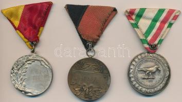 ~1930-1940. "Hunyadi János Polgári Lövész Egyesület Budapest VII. Kerület" fém díjérem mel...