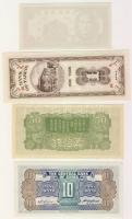 Kína 1930-40-es évek 17klf bankjegy + 1938. japán katonai megszállás 50S + 1954. Taiwan 1Y T:I