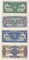 Kína 1930-40-es évek 17klf bankjegy + 1938. japán katonai megszállás 50S + 1954. Taiwan 1Y T:I