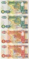 Zambia 1992-96. 20K (2x),50K (2x),100K (2x),500K,1000K,5000K,10000K teljes sor T:I