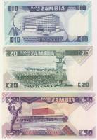 Zambia 1980-86. 1,2,5,10,20,50K teljes sor T:I