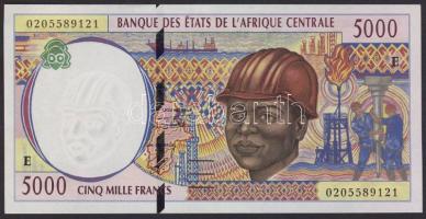 Közép-Afrikai államok/Kamerun 2000-02. 5000F T:I