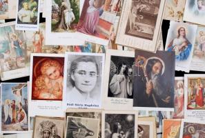 cca 1930-60 Vegyes szentkép tétel, cca 100db különböző méretben és minőségben, cca 8x5cm és 12x8cm