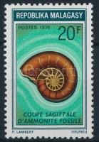 Fossils: snail stamp, Ősmaradvány: csiga bélyeg