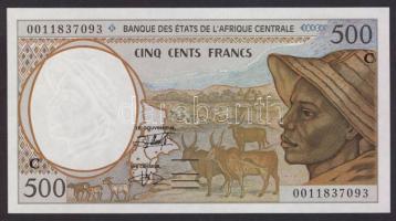 Közép-Afrikai államok/Kongó 2000. 500F T:I