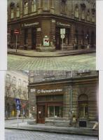 1981 Budapest, VII. ker., Landler Jenő u. 17. sz. alatti gyógyszertár belső fotói, 5 db korabeli pro...