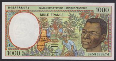 Közép-Afrikai államok/Gabon 1994-98. 1000F T:I