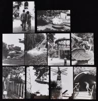 1963 Keveházi János: Vidámpark, a szerző hagyatékában levő 10 db negatívról készült későbbi másolat, 10x15 cm