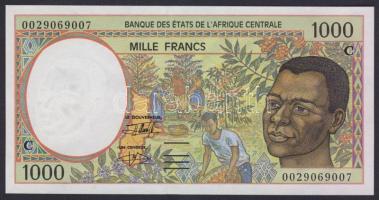 Közép-Afrikai államok/Kongó 2000. 1000F T:I