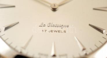 Roamer La Classique modern, új állapotú mechanikus karóra. 17 köves svájci szerkezettel, eredeti dob...