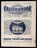1928 Magyar óra- és ékszeripar a Budapesti Órástestület hivatalos lapja, VI. évf. 9. szám