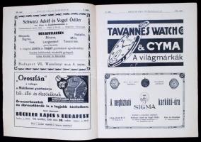 1928 Magyar óra- és ékszeripar a Budapesti Órástestület hivatalos lapja, VI. évf. 9. szám