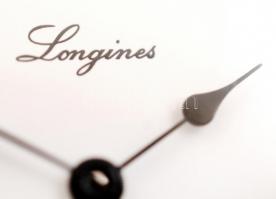 Longines mechanikus modern zsebóra új állapotban, asztali tartóval, óralánccal, tanúsítvánnyal, szám...