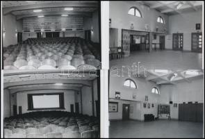 1973 Budapest, PETŐFI mozi kívül-belül, 5 db korabeli professzionális felvételről készült modern nag...
