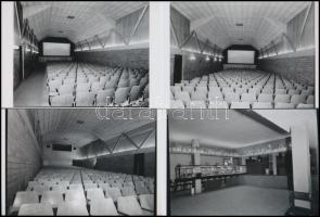 1973 Budapest, PALOTA mozi kívül-belül, 7 db korabeli professzionális felvételről készült modern nag...