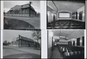 1973 Budapest, OTTHON mozi kívül-belül, 6 db korabeli professzionális felvételről készült modern nag...