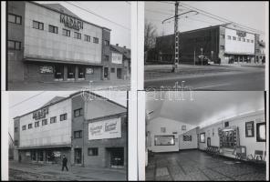 1973 Budapest,  MADÁCH mozi kívül-belül, 9 db korabeli professzionális felvételről készült modern na...