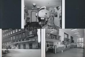 1973 Budapest, BARTÓK mozi kívül-belül, 6 db korabeli professzionális felvételről készült modern nag...