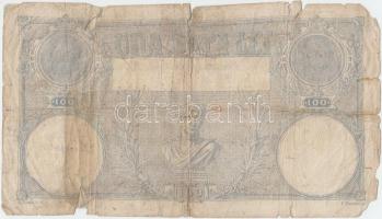 Románia 1907. 100L T:IV ragasztott
Romania 1907. 100 Lei C:G sticked