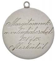 Orosz Birodalom ~1900. 50k Ag "II. Miklós" hátlapja gravírozott "Margitomnak a világh...