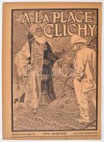 Eugene Grasset: A la Place Clichy. Szőnyegplakát az 1893-as Le Monde Illustré újságból. Rotációs fametszet kartonon / Rug advertising poster graphics from a magazine 28x39 cm