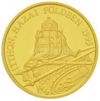Bognár György (1944-) 1993. "Horthy emlékérem" Au emlékérem dísztokban (6.99g/0.999/23mm) ...